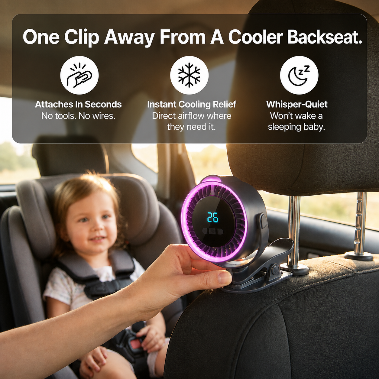 FrostiClip™  Portable Cooling Relief