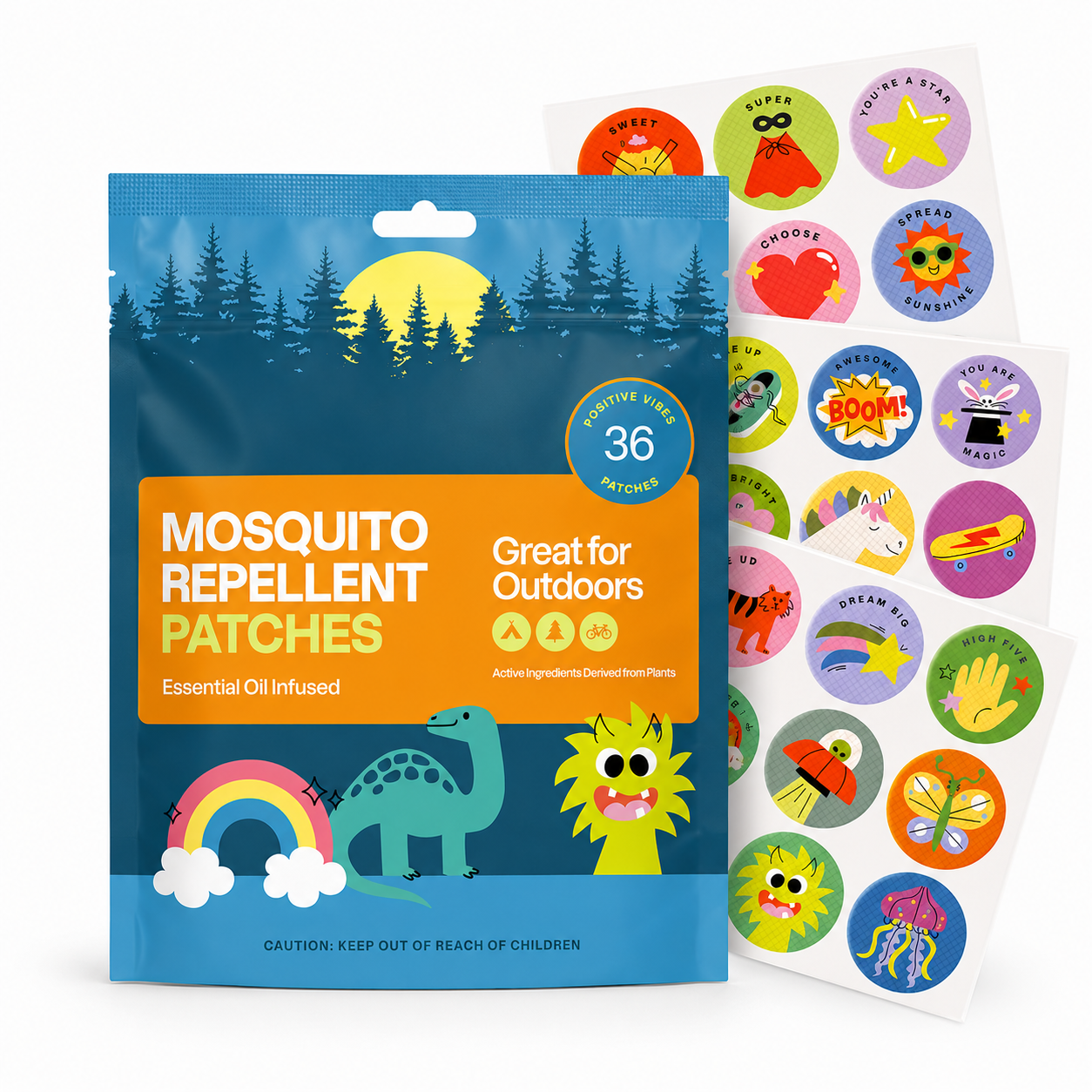 BuzzBlock™ Mosquito Repellent Patches