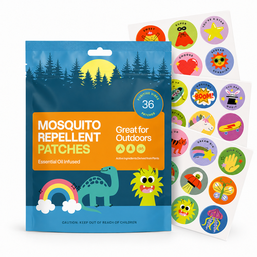 BuzzBlock™ Mosquito Repellent Patches