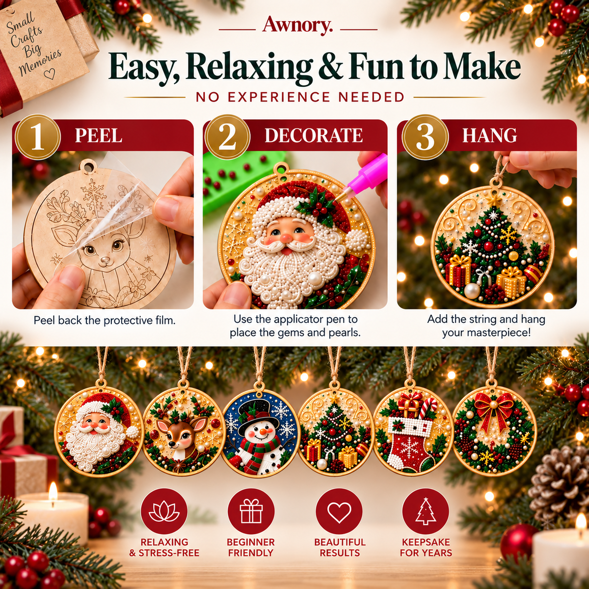 Diamond Art Ornament Kit