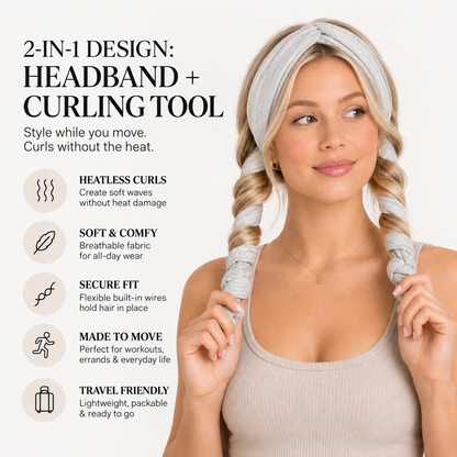 BlissCurl™ Active Heatless Curl Headband