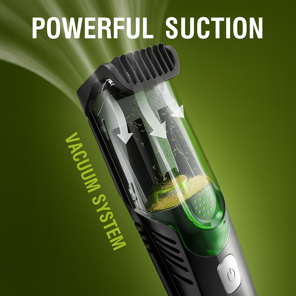 Awnory Vacuum Beard Trimmer