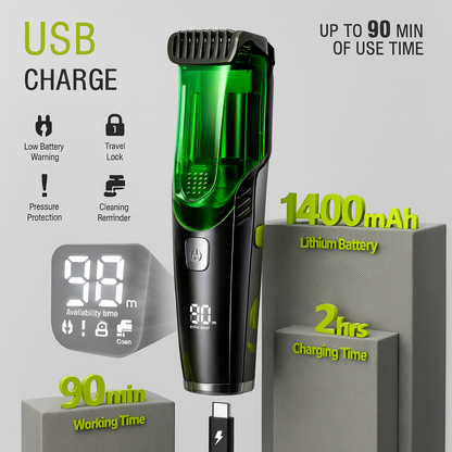 Awnory Vacuum Beard Trimmer