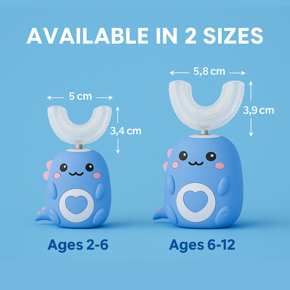 HappyTeeth™ 360º Ultrasonic Auto Toothbrush