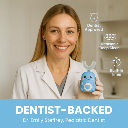 HappyTeeth™ 360º Ultrasonic Auto Toothbrush